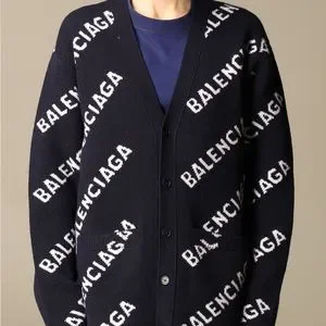 BALENCIAGA Logo Cotton Cardigan XLサイズ 24392440_54588730_1000.jpg